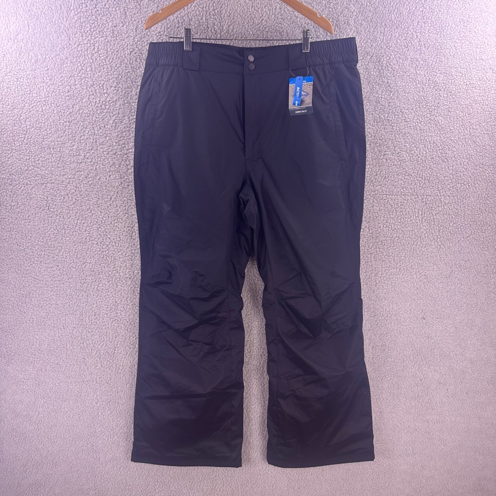 Columbia Snow Gun II Pants Mens XL Black Omni-Tech Waterproof Insulated WO9721